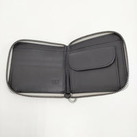 VU PRODUCT zip wallet 定価22000円 二つ折り財布 グリーングレー レディース ヴウプロダクト【中古】5-0926G♪