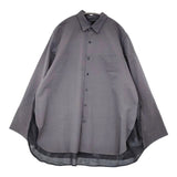 VU 重ねスリットシャツ ブラウス シャツ グレー レディース ヴウ【中古】5-1217M∞