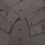 VU 重ねスリットシャツ ブラウス シャツ グレー レディース ヴウ【中古】5-1217M∞