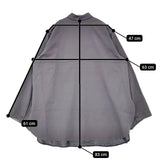 VU 重ねスリットシャツ ブラウス シャツ グレー レディース ヴウ【中古】5-1217M∞