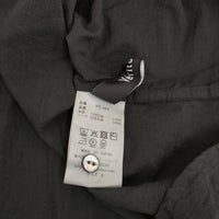 veritecoeur ギャザー レース 定価24200円 ST-193 ブラウス シャツ ブラック レディース ヴェリテクール【中古】5-0926M♪