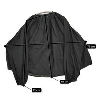 veritecoeur ギャザー レース 定価24200円 ST-193 ブラウス シャツ ブラック レディース ヴェリテクール【中古】5-0926M♪