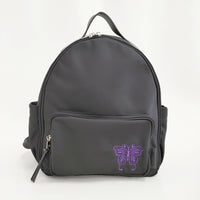 ANNA SUI ヴォヤージュ 蝶刺繍 定価24200円 リュック・デイパック ブラック レディース アナスイ【中古】5-0926G♪