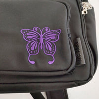 ANNA SUI ヴォヤージュ 蝶刺繍 定価24200円 リュック・デイパック ブラック レディース アナスイ【中古】5-0926G♪