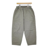 prit イージーワイドパンツ コットン 製品染め パンツ カーキ レディース プリット【中古】5-1217G∞