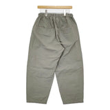 prit イージーワイドパンツ コットン 製品染め パンツ カーキ レディース プリット【中古】5-1217G∞