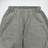 prit イージーワイドパンツ コットン 製品染め パンツ カーキ レディース プリット【中古】5-1217G∞