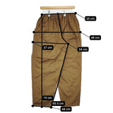 BASCO nest マオパンツ コットン イージー パンツ ブラウン レディース バスコ【中古】5-1218G∞