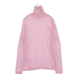 45R/45rpm 超ガーゼ コットン サイズ3 タートルネック セーター ニット ピンク レディース フォーティーファイブアールピーエム【中古】6-0205M∞