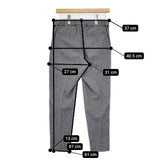 45R/45rpm ウールストレッチのイージーパンツ 定価28600円 パンツ グレー レディース フォーティーファイブアールピーエム【中古】5-1020T∞