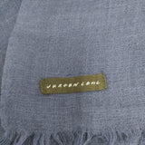 JURGEN LEHL タコ刺繍 マフラー ストール ネイビー レディース ヨーガンレール【中古】5-1006T◎