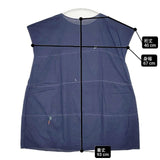 JURGEN LEHL J0162FB873 インド製 コットン 刺繍 チュニック ワンピース ブルー レディース ヨーガンレール【中古】6-0425S∞
