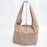 babaghuri TRAVEL 日本製 リネン J0552EBG591 エコバッグ ショルダーバッグ ベージュ レディース ババグーリ【中古】6-0202G∞