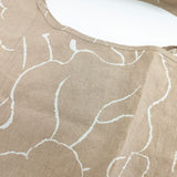 babaghuri TRAVEL 日本製 リネン J0552EBG591 エコバッグ ショルダーバッグ ベージュ レディース ババグーリ【中古】6-0202G∞