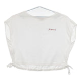 MARNI 刺繍 裾リボン Ｔシャツ カットソー ホワイト レディース マルニ【中古】6-0425S∞
