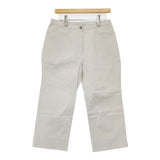 Linea Fresco リネアフレスコ コットン ストレッチ サイズLL 撥水加工 パンツ ライトグレー レディース【中古】5-1217G∞