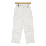 beaspo ビアスポ コットンストレッチ パンツ ホワイト レディース【中古】5-1217G∞