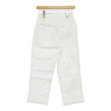 beaspo ビアスポ コットンストレッチ パンツ ホワイト レディース【中古】5-1217G∞
