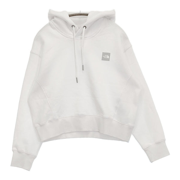 THE NORTH FACE Short Hoodie ショートフーディ NTW62233 サイズM 定価14300円 パーカー ホワイト レディース ザノースフェイス【中古】5-1031T♪