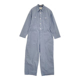 BEAMS BOY シャンブレーステンシルオールインワン 定価21780円 ツナギ 25SS ライトブルー レディース ビームスボーイ【中古】5-0930M♪