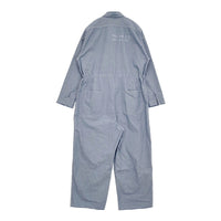 BEAMS BOY シャンブレーステンシルオールインワン 定価21780円 ツナギ 25SS ライトブルー レディース ビームスボーイ【中古】5-0930M♪