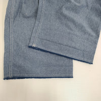 BEAMS BOY シャンブレーステンシルオールインワン 定価21780円 ツナギ 25SS ライトブルー レディース ビームスボーイ【中古】5-0930M♪