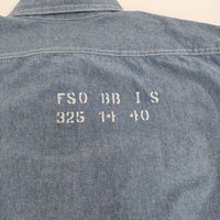 BEAMS BOY シャンブレーステンシルオールインワン 定価21780円 ツナギ 25SS ライトブルー レディース ビームスボーイ【中古】5-0930M♪