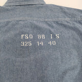 BEAMS BOY シャンブレーステンシルオールインワン 定価21780円 ツナギ 25SS ライトブルー レディース ビームスボーイ【中古】5-0930M♪