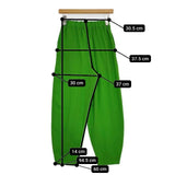ENFOLD DRAPE TAPERED-TROUSERS 定価27500円 ドレープ ポリエステル パンツ 24SS グリーン レディース エンフォルド【中古】6-0117M∞