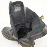 Dr.Martens 14ホール UK5 レザー サイドジップ ロング ブーツ ブラック レディース ドクターマーチン【中古】6-0106G◎