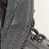 Dr.Martens 14ホール UK5 レザー サイドジップ ロング ブーツ ブラック レディース ドクターマーチン【中古】6-0106G◎