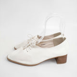 A de Vivre VH31096J サイズL パンプス ホワイト レディース アドゥヴィーヴル【中古】6-0127G◎