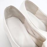 A de Vivre VH31096J サイズL パンプス ホワイト レディース アドゥヴィーヴル【中古】6-0127G◎