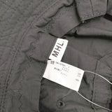 MHL. 23AW PAPER COTTON NYLON HAT 定価12100円 帽子 ハット ブラック メンズ エムエイチエル【中古】5-1125G◎