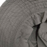 MHL. 23AW PAPER COTTON NYLON HAT 定価12100円 帽子 ハット ブラック メンズ エムエイチエル【中古】5-1125G◎