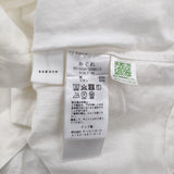 かぐれ インド製 GA35-23M013 コットンリネンギャザー ブラウス シャツ 23SS オフホワイト レディース かぐれ【中古】5-1217M∞