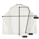 かぐれ インド製 GA35-23M013 コットンリネンギャザー ブラウス シャツ 23SS オフホワイト レディース かぐれ【中古】5-1217M∞