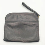 ほぼ日/entoan ストラップポーチ レザー 小物入れ ポーチ ブラック レディース ほぼ日/エントアン【中古】5-1130G∞