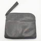 ほぼ日/entoan ストラップポーチ レザー 小物入れ ポーチ ブラック レディース ほぼ日/エントアン【中古】5-1130G∞