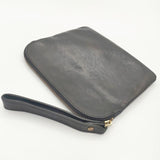 ほぼ日/entoan ストラップポーチ レザー 小物入れ ポーチ ブラック レディース ほぼ日/エントアン【中古】5-1130G∞