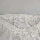 homspun バルキーシーチングギャザーパンツ 定価24200円 241-3372 コットン パンツ ホワイト レディース ホームスパン【中古】5-1220M∞