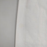 homspun バルキーシーチングギャザーパンツ 定価24200円 241-3372 コットン パンツ ホワイト レディース ホームスパン【中古】5-1220M∞