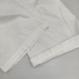 homspun バルキーシーチングギャザーパンツ 定価24200円 241-3372 コットン パンツ ホワイト レディース ホームスパン【中古】5-1220M∞