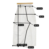 homspun バルキーシーチングギャザーパンツ 定価24200円 241-3372 コットン パンツ ホワイト レディース ホームスパン【中古】5-1220M∞