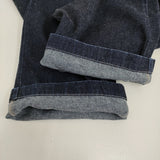 nest Robe UpcycleLino BASIC コットンリネンデニムワイドパンツ サイズ1 600225-7024-6 ネイビー レディース ネストローブ【中古】5-0930G♪