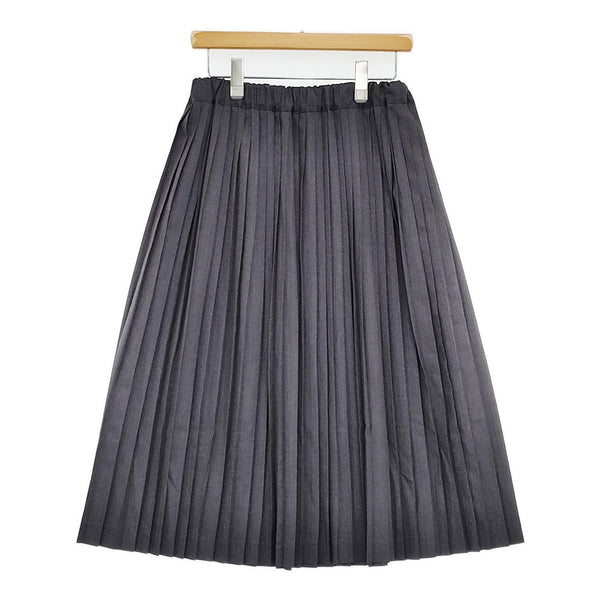 Charpentier de Vaisseau サマーウールプリーツスカート スカート チャコールグレー レディース シャルパンティエドゥヴェッソ【中古】5-0926G♪