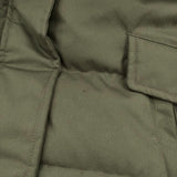 Pyrenex GRENOBLE FUR JP40 定価121000円 HWM004 ファー付き ダウンジャケット カーキ レディース ピレネックス【中古】5-1108A♪