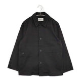 Charpentier de Vaisseau 日本製 コットン サイズ0 カバーオール ワーク ジャケット ブラック レディース シャルパンティエドゥヴェッソ【中古】6-0205M∞