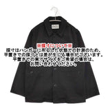 Charpentier de Vaisseau 日本製 コットン サイズ0 カバーオール ワーク ジャケット ブラック レディース シャルパンティエドゥヴェッソ【中古】6-0205M∞