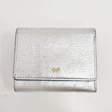 Anya Hindmarch アローズ別注 EYES ミニウォレット 三つ折り財布 シルバー レディース アニヤ・ハインドマーチ【中古】5-1014G◎